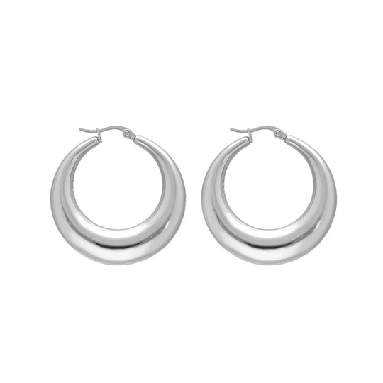 Chunky Hoops Earrings