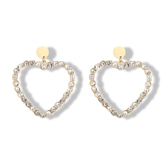 Heart Diamond Earrings