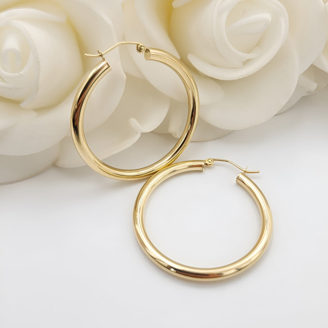 Classic Gold Hoop Earrings