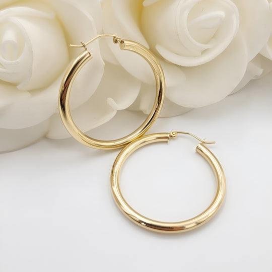 Classic Gold Hoop Earrings