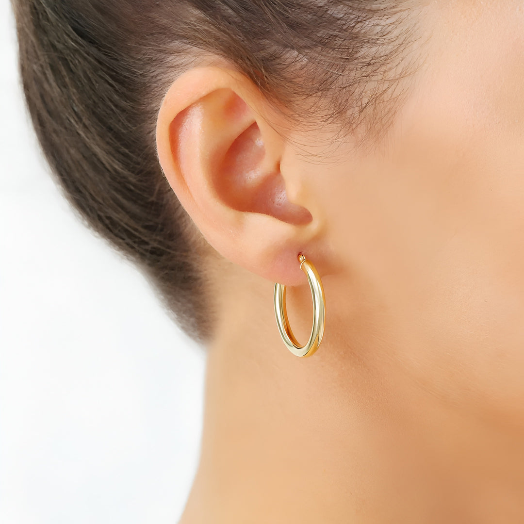 Classic Gold Hoop Earrings
