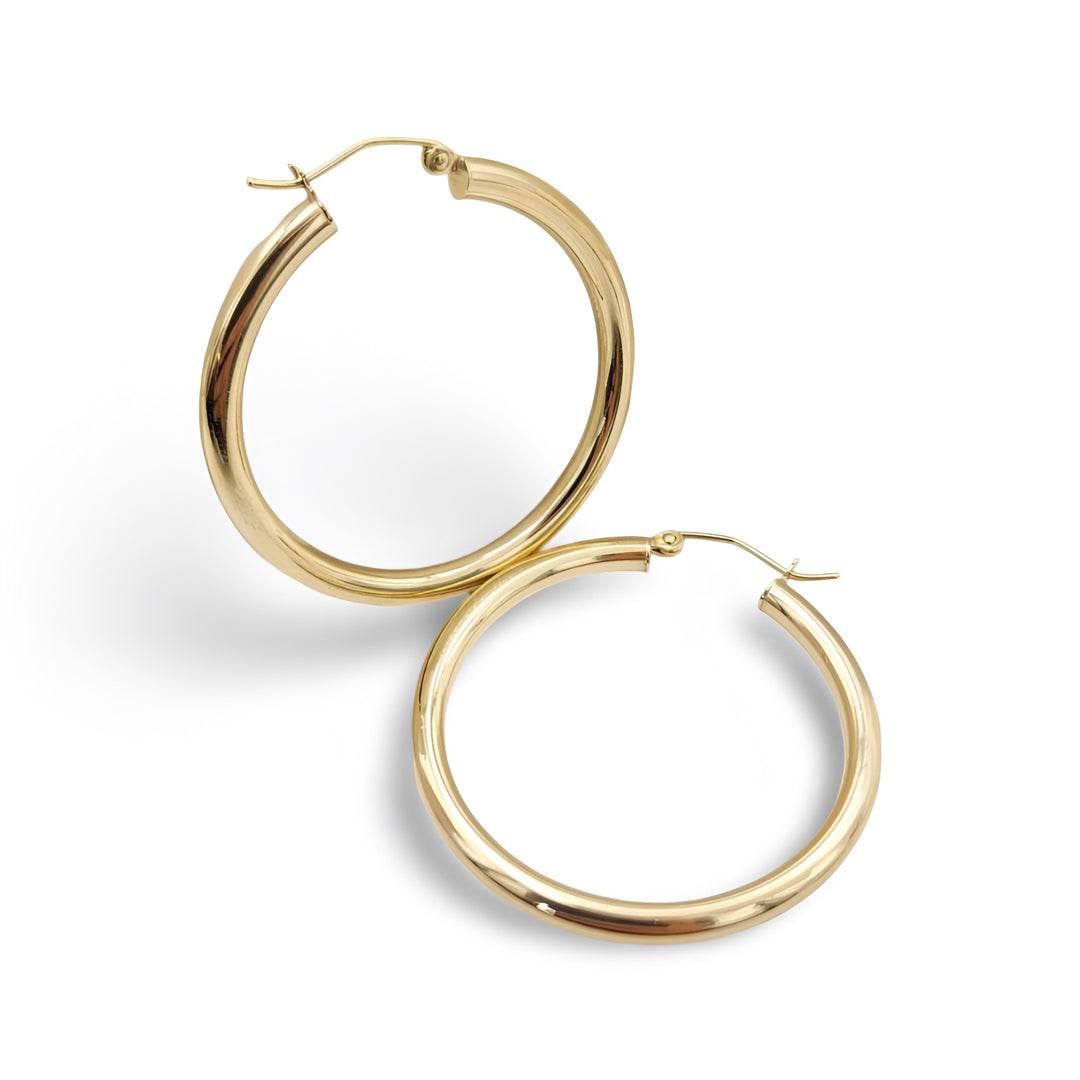 Classic Gold Hoop Earrings