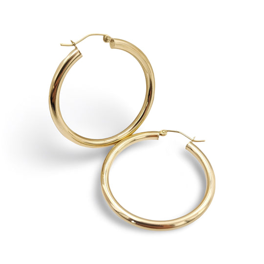 Classic Gold Hoop Earrings