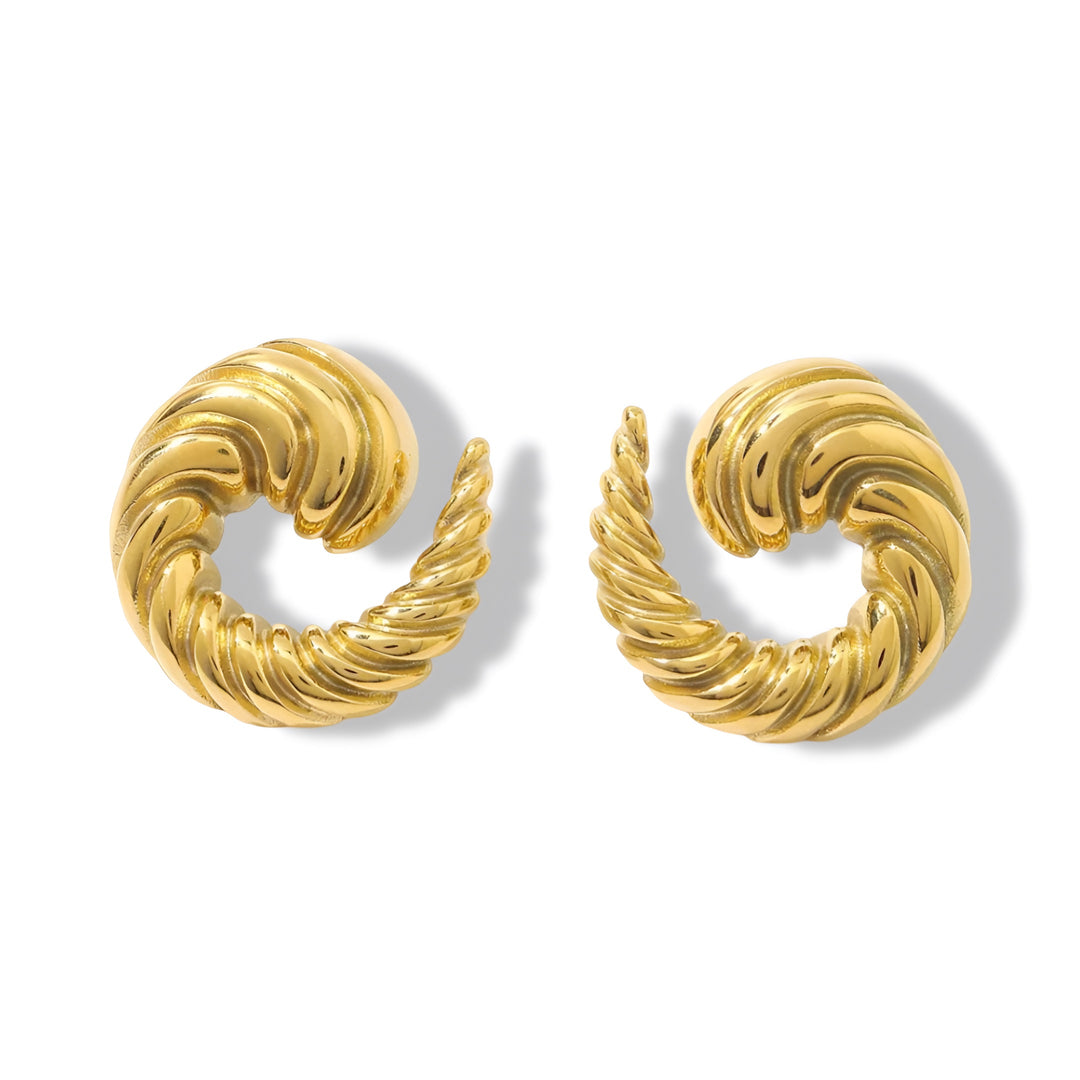 Rounded Croissant Earrings