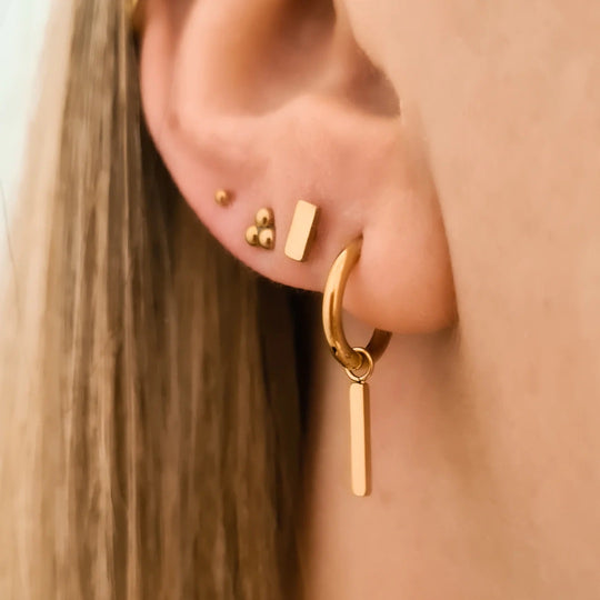 Tiny Bar Earrings