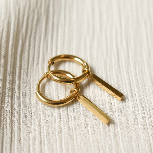 Tiny Bar Earrings