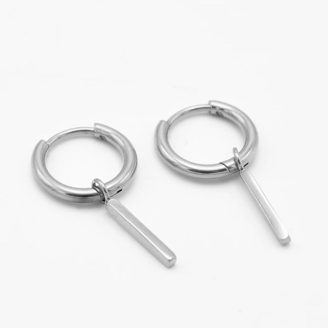 Tiny Bar Earrings